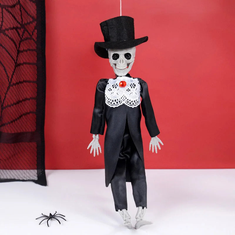 Halloween Groom Skeleton Ornaments-2