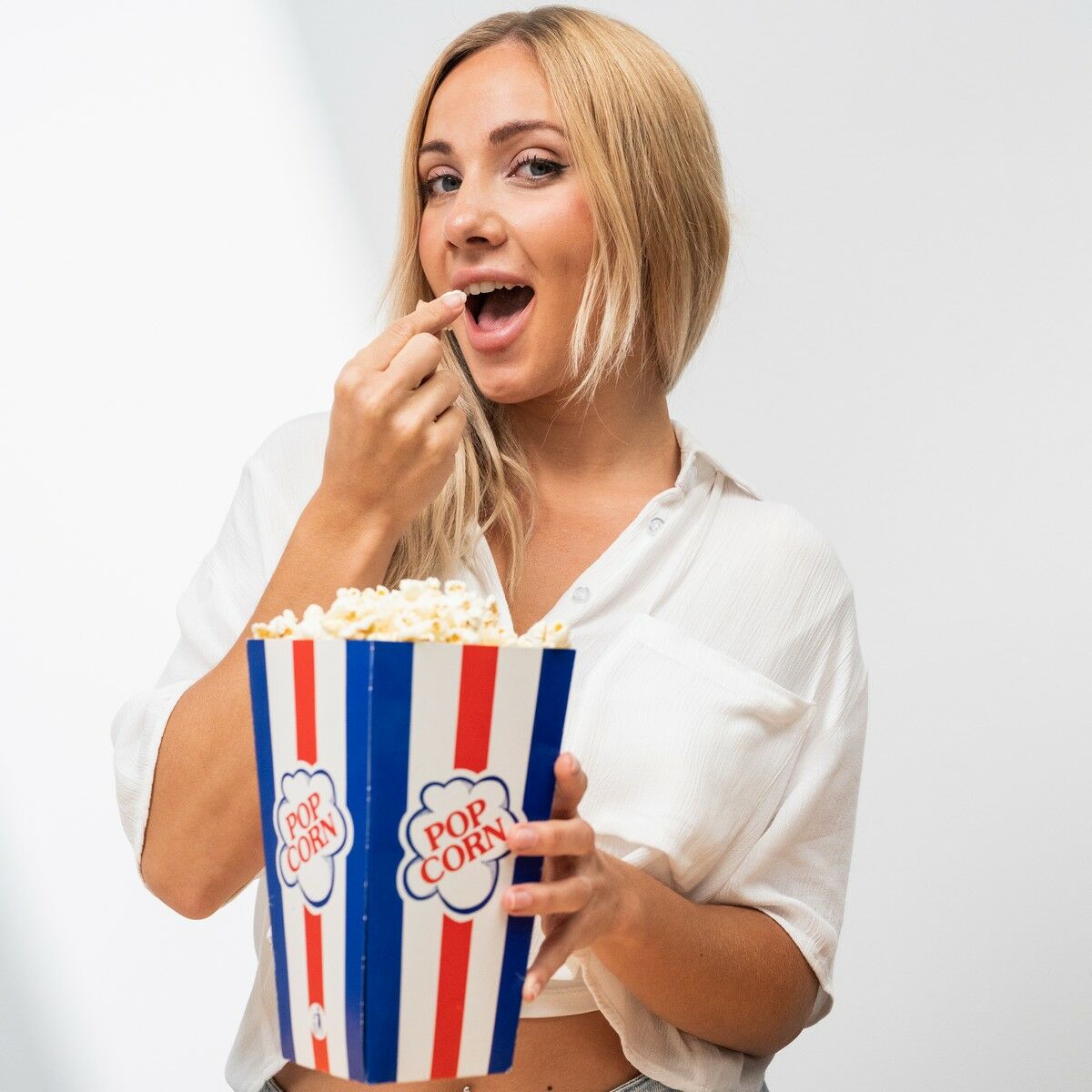 Hot Air Popcorn Maker Popmar InnovaGoods-5