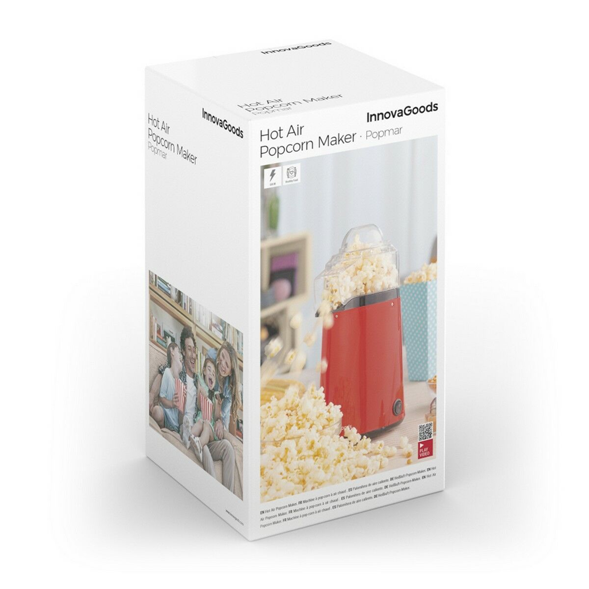 Hot Air Popcorn Maker Popmar InnovaGoods-1