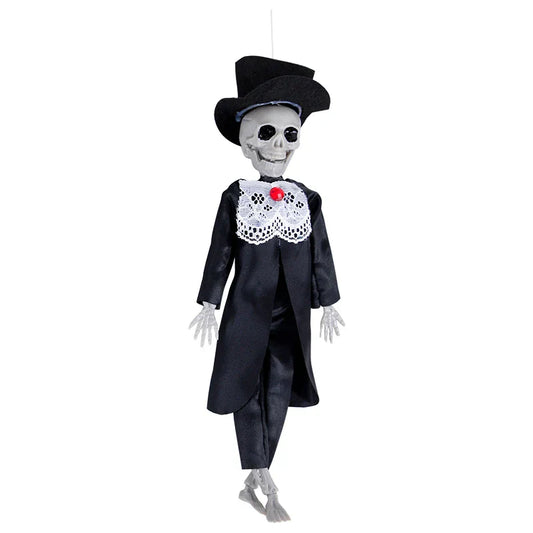 Halloween Groom Skeleton Ornaments-0